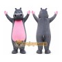 Hippo Mascot Costume for Adults Custom Logo Party Character Suit
