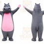 Hippo Mascot Costume for Adults Custom Logo Party Character Suit