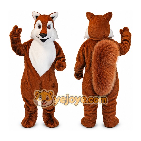 Fox Mascot Costume for Adults Custom Logo Party Character Suit