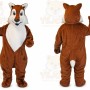 Fox Mascot Costume for Adults Custom Logo Party Character Suit
