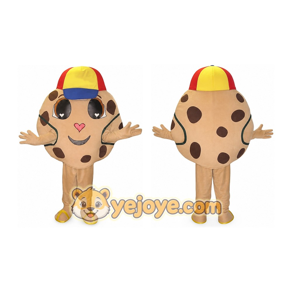 Cookie Mascot Costume for Adults Custom Logo Party Character Suit Cookie Mascot Costume for Adults Custom Logo Party Character Suit