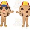 Cookie Mascot Costume for Adults Custom Logo Party Character Suit