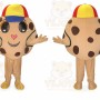 Cookie Mascot Costume for Adults Custom Logo Party Character Suit