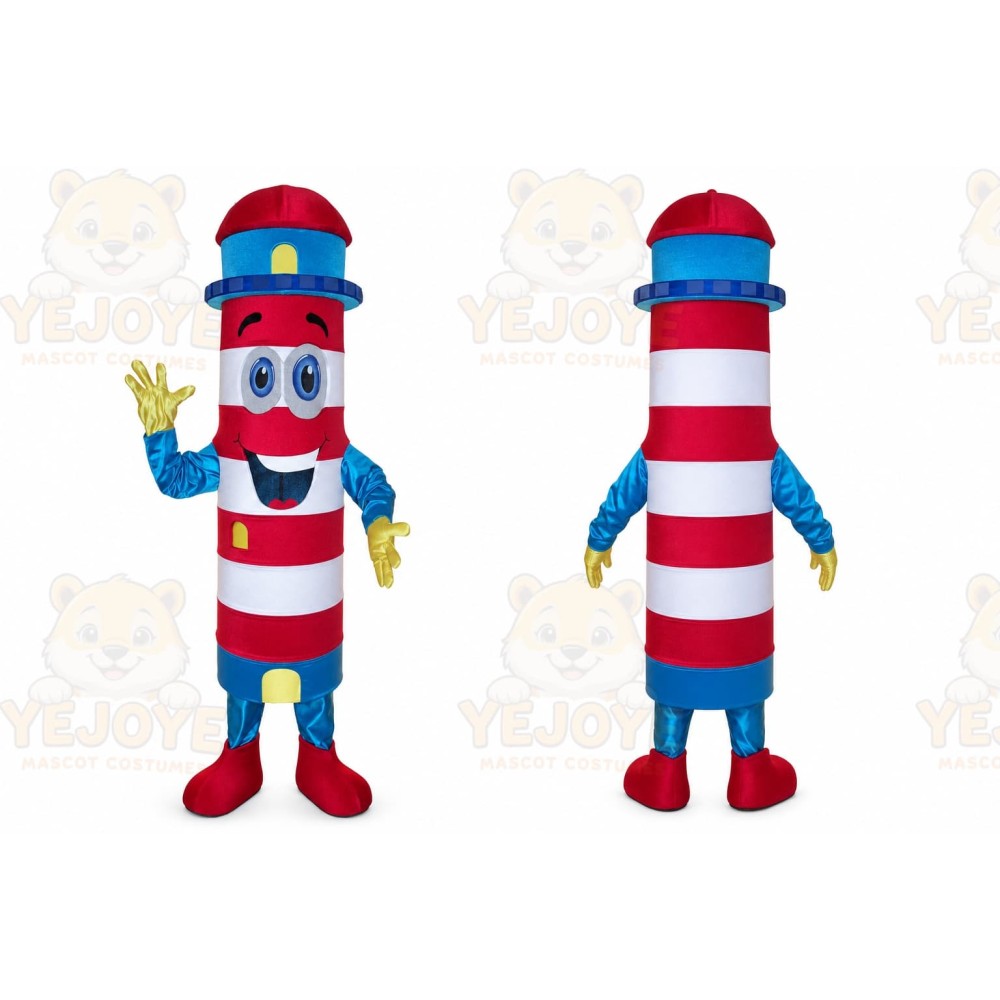 Lighthouse Mascot Costume for Adults Custom Logo Party Character Suit