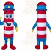 Lighthouse Mascot Costume for Adults Custom Logo Party Character Suit