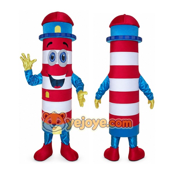 Lighthouse Mascot Costume for Adults Custom Logo Party Character Suit