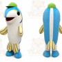 Fish Mascot Costume for Adults Custom Logo Party Character Suit