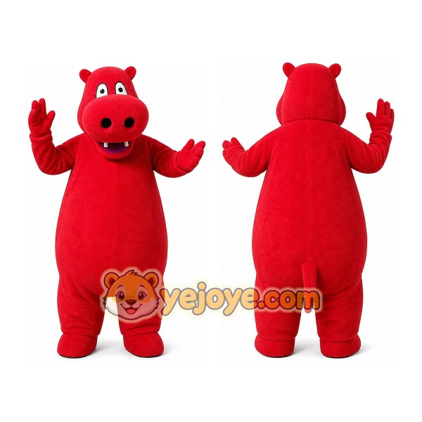 Hippo Mascot Costume for Adults Custom Logo Party Character Suit