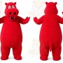 Bear Mascot Costume for Adults Custom Logo Party Character Suit