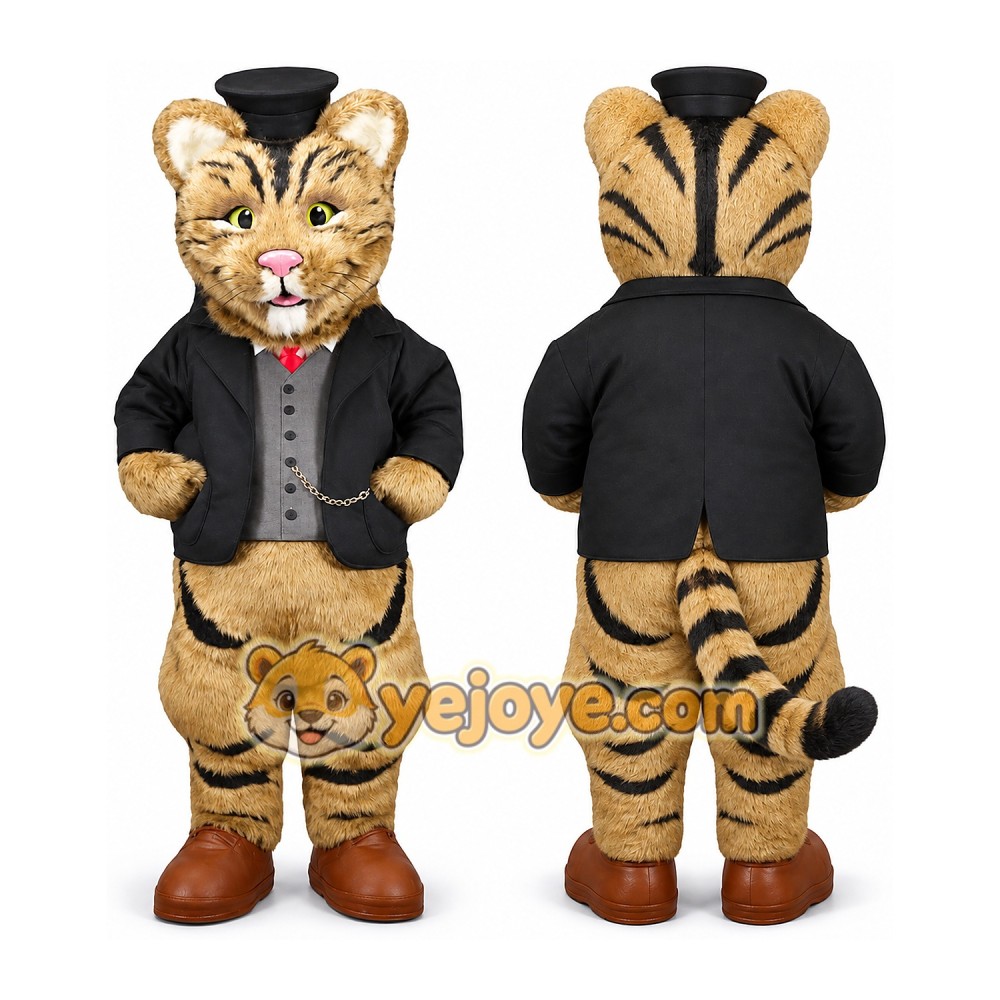 Tiger Mascot Costume for Adults Custom Logo Party Character Suit
