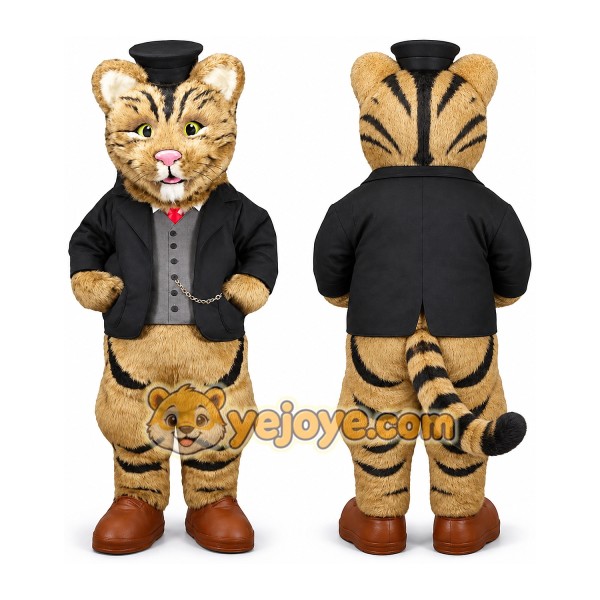 Tiger Mascot Costume for Adults Custom Logo Party Character Suit