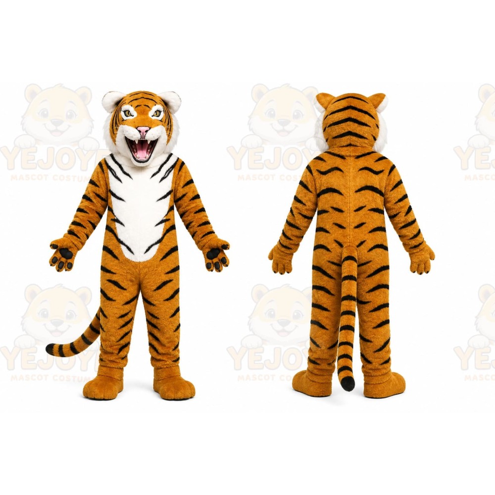 Tiger Mascot Costume for Adults Custom Logo Party Character Suit