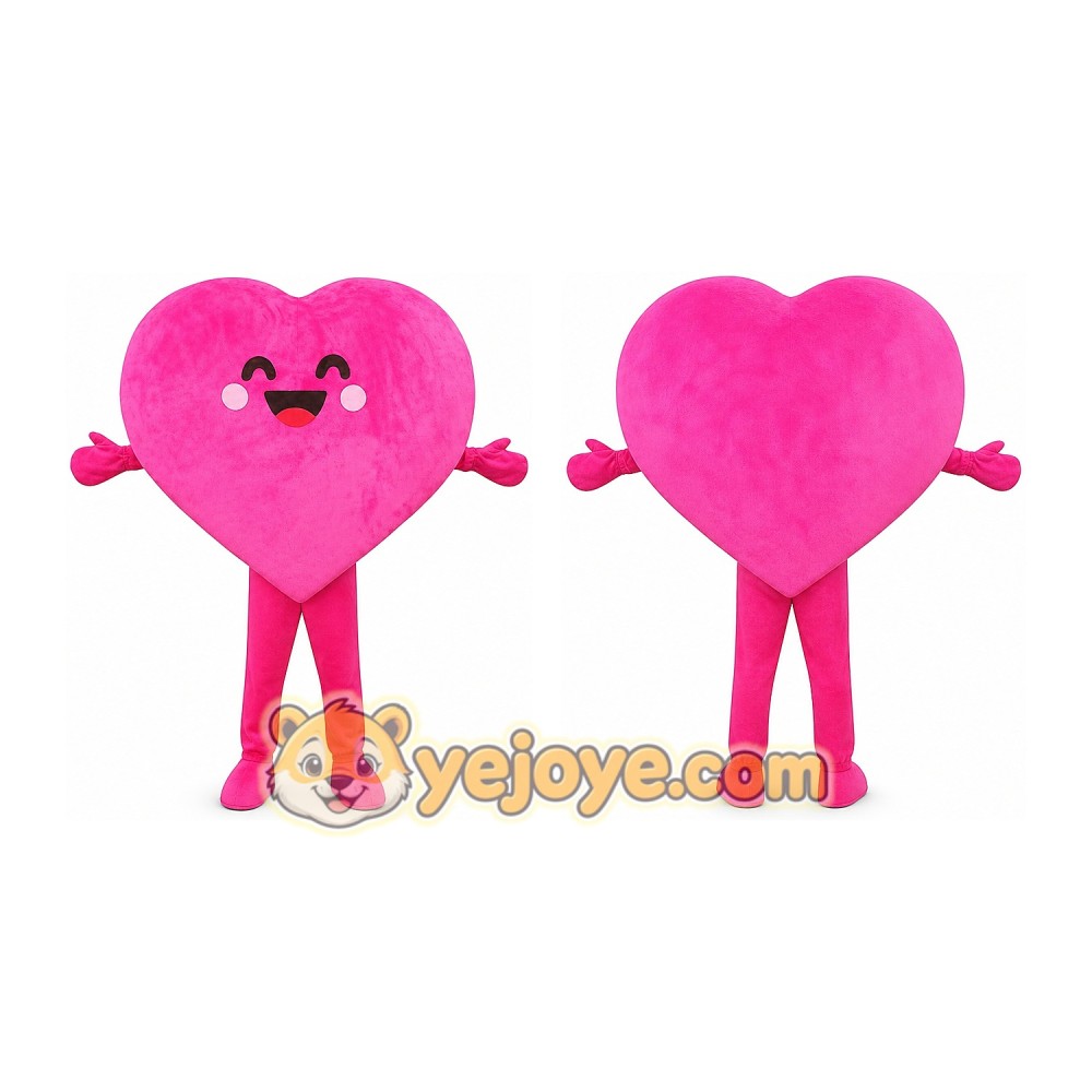 Heart Mascot Costume for Adults Custom Logo Party Character Suit Heart Mascot Costume for Adults Custom Logo Party Character Suit