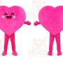 Heart Mascot Costume for Adults Custom Logo Party Character Suit