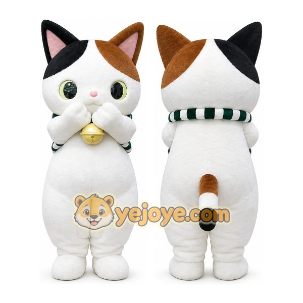Cat Mascot Costume for Adults Custom Logo Party Character Suit