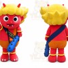 Demon Mascot Costume for Adults Custom Logo Party Character Suit