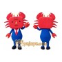 Crab Mascot Costume for Adults Custom Logo Party Character Suit