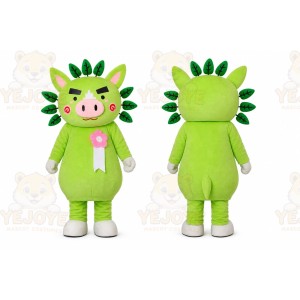 Pig Mascot Costume for Adults Custom Logo Party Character Suit