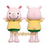 Pig Mascot Costume for Adults Custom Logo Party Character Suit