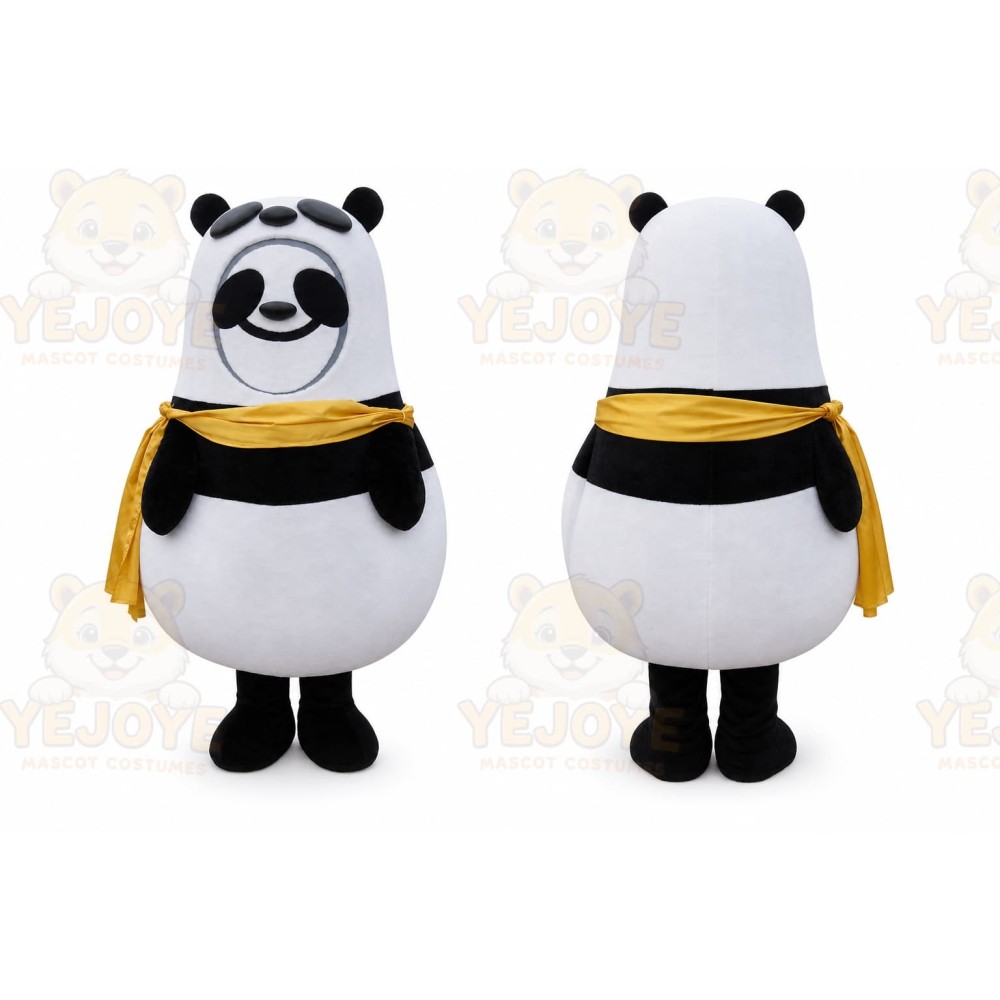 Panda Mascot Costume for Adults Custom Logo Party Character Suit