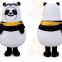 Panda Mascot Costume for Adults Custom Logo Party Character Suit