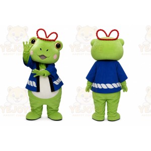 Frog Mascot Costume for Adults Custom Logo Party Character Suit