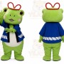 Frog Mascot Costume for Adults Custom Logo Party Character Suit