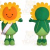 Flower Mascot Costume for Adults Custom Logo Party Character Suit