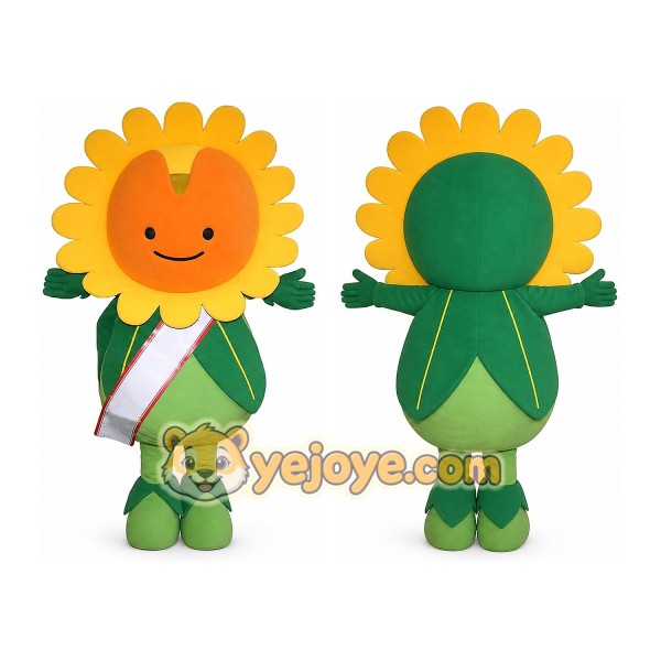 Flower Mascot Costume for Adults Custom Logo Party Character Suit