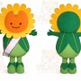 Flower Mascot Costume for Adults Custom Logo Party Character Suit