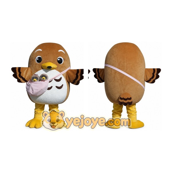 Bird Mascot Costume for Adults Custom Logo Party Character Suit