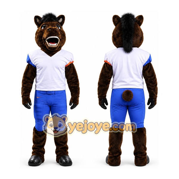 Horse Mascot Costume for Adults Custom Logo Party Character Suit