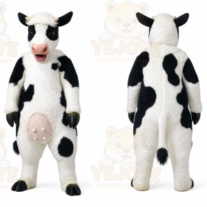 Cow Mascot Costume for Adults Custom Logo Party Character Suit