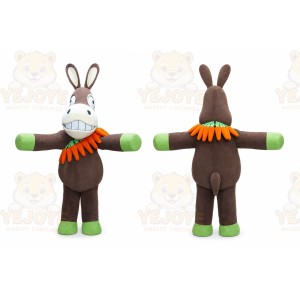 Donkey Mascot Costume for Adults Custom Logo Party Character Suit