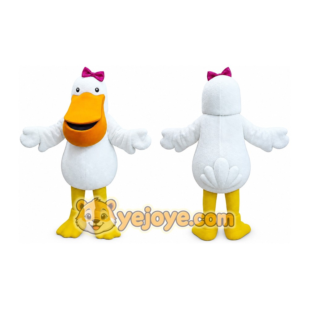 Duck Mascot Costume for Adults Custom Logo Party Character Suit