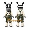 Zebra Mascot Costume for Adults Custom Logo Party Character Suit