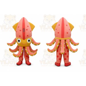 Octopus Mascot Costume for Adults Custom Logo Party Character Suit