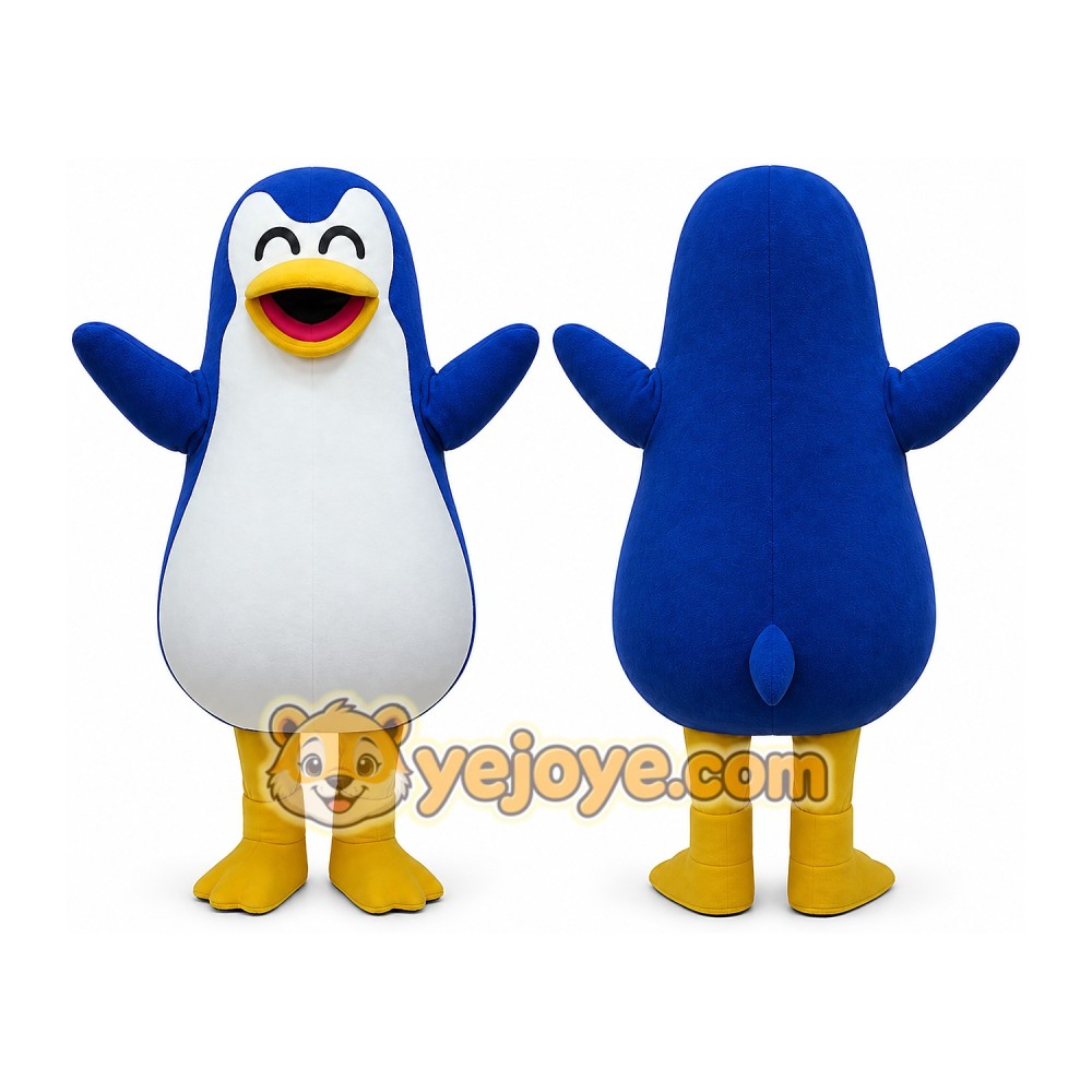 Penguin Mascot Costume for Adults Custom Logo Party Character Suit