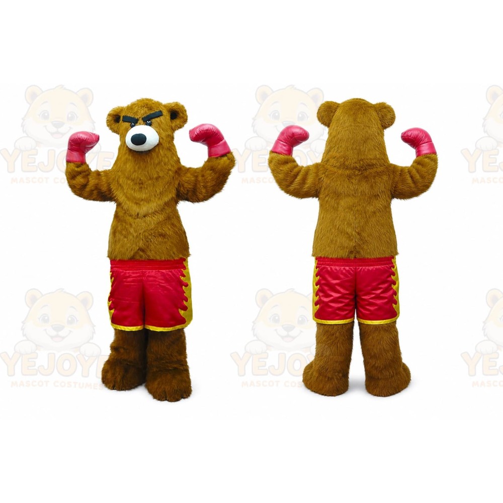 Bear Mascot Costume for Adults Custom Logo Party Character Suit
