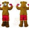 Bear Mascot Costume for Adults Custom Logo Party Character Suit