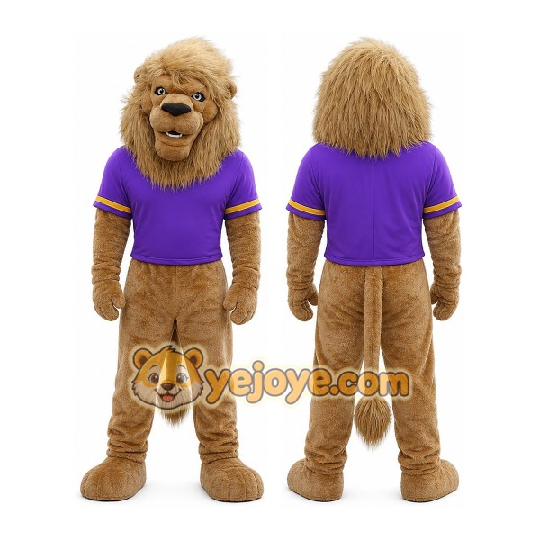 Lion Mascot Costume for Adults Custom Logo Party Character Suit