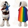 Dog Mascot Costume for Adults Custom Logo Party Character Suit