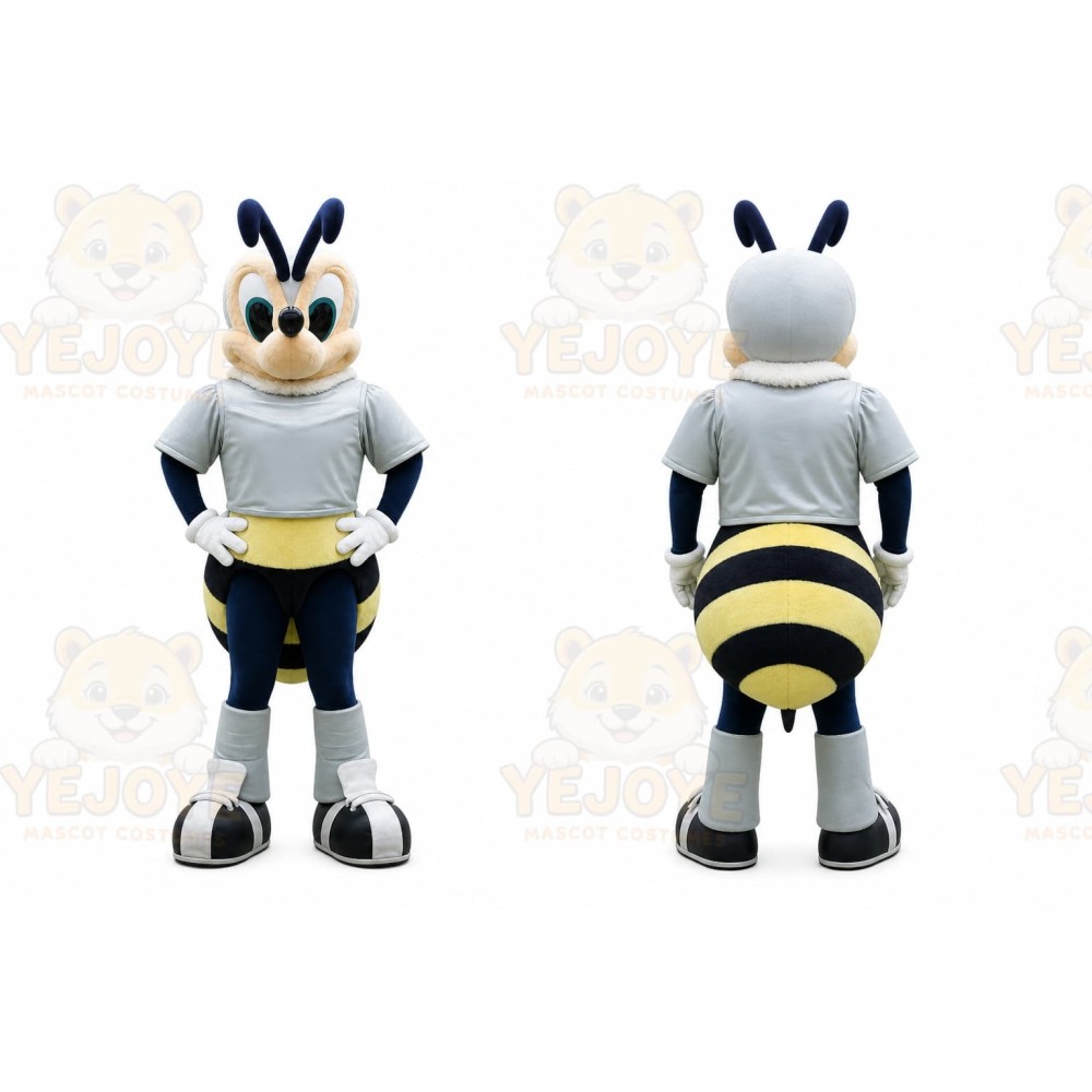 Bee Mascot Costume for Adults Custom Logo Party Character Suit