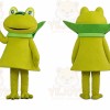 Frog Mascot Costume for Adults Custom Logo Party Character Suit