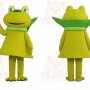 Frog Mascot Costume for Adults Custom Logo Party Character Suit