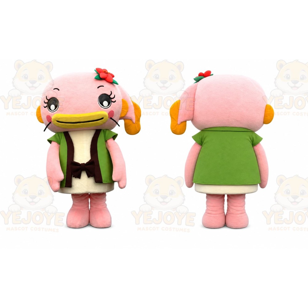 Pig Mascot Costume for Adults Custom Logo Party Character Suit