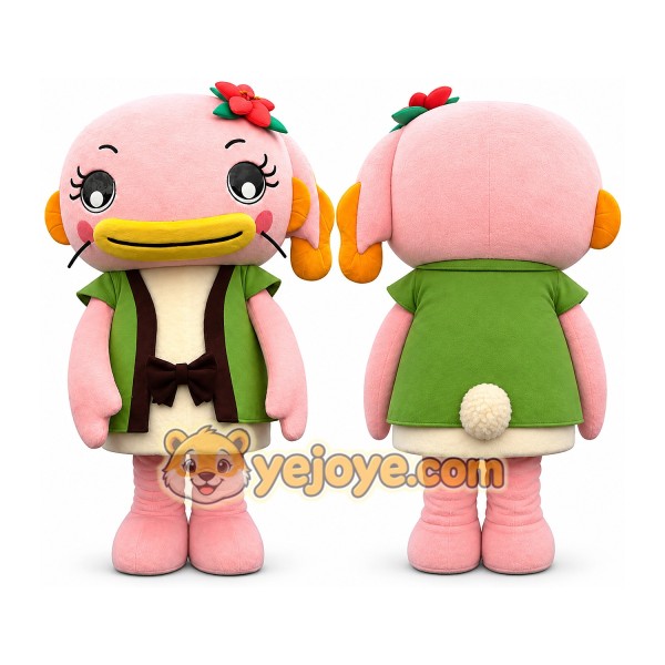 Pig Mascot Costume for Adults Custom Logo Party Character Suit