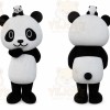Panda Mascot Costume for Adults Custom Logo Party Character Suit