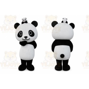 Panda Mascot Costume for Adults Custom Logo Party Character Suit
