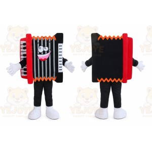 Accordion Mascot Costume for Adults Custom Logo Party Character Suit